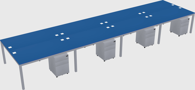 Shared Rectangular Desk