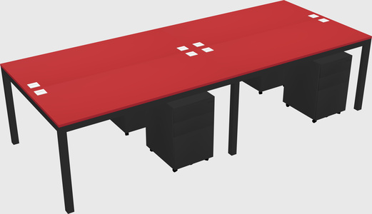 Shared Rectangular Desk