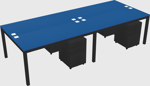 Shared Rectangular Desk