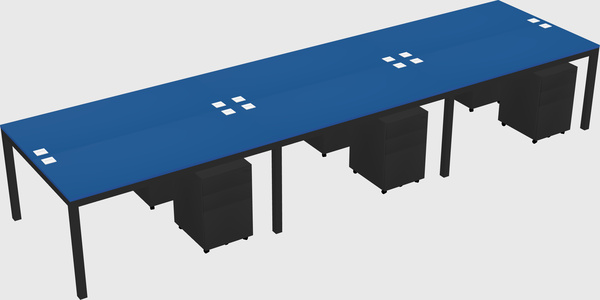 Shared Rectangular Desk