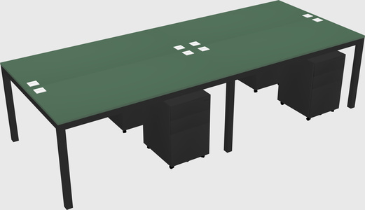 Shared Rectangular Desk