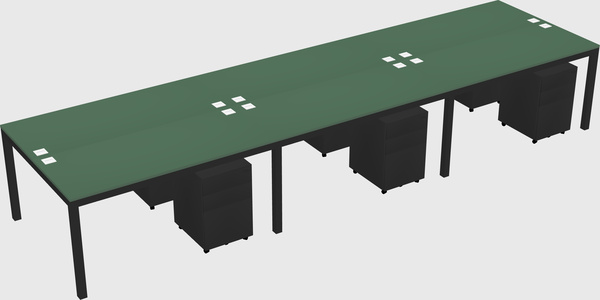 Shared Rectangular Desk