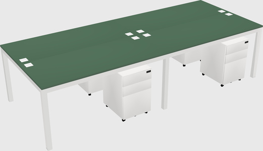 Shared Rectangular Desk