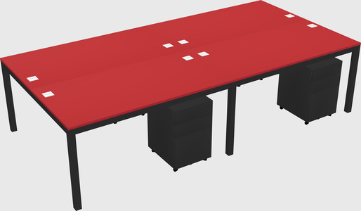 Shared Rectangular Desk