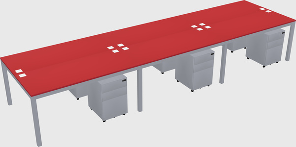 Shared Rectangular Desk