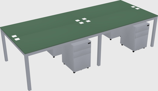 Shared Rectangular Desk