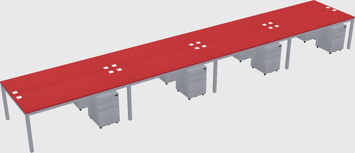 Shared Rectangular Desk
