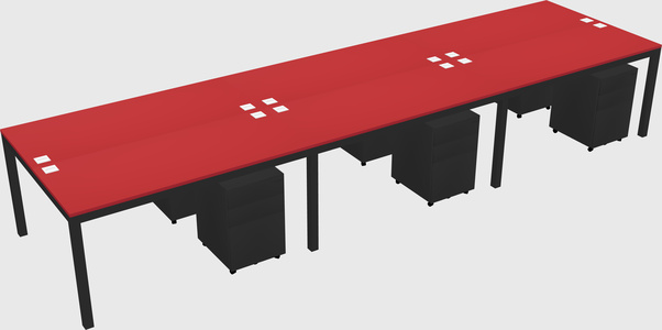 Shared Rectangular Desk