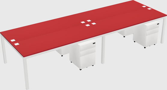 Shared Rectangular Desk