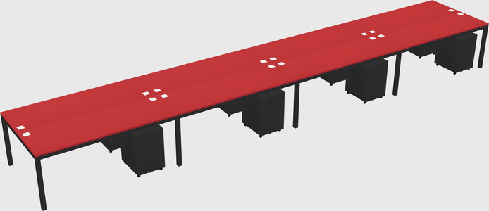 Shared Rectangular Desk