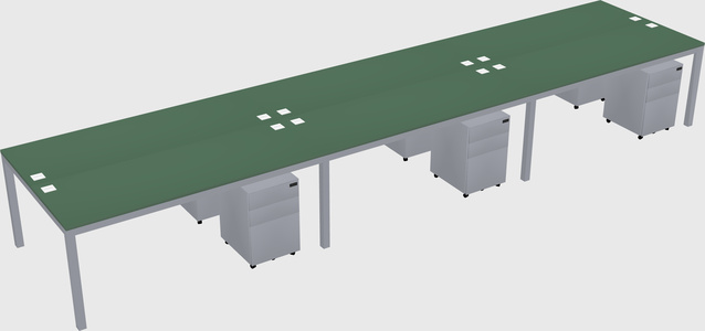 Shared Rectangular Desk