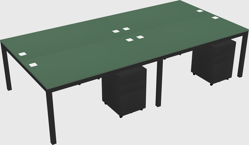 Shared Rectangular Desk