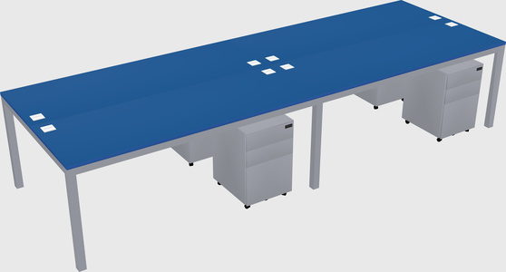 Shared Rectangular Desk