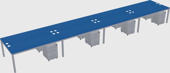 Shared Rectangular Desk