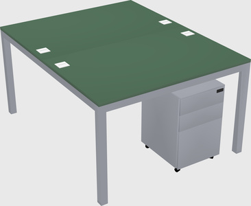 Shared Rectangular Desk
