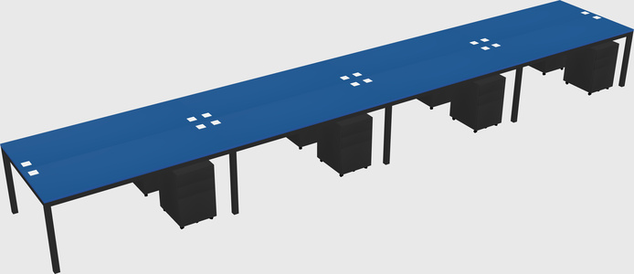 Shared Rectangular Desk