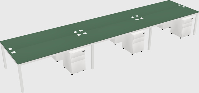 Shared Rectangular Desk