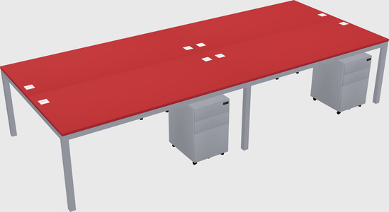 Shared Rectangular Desk