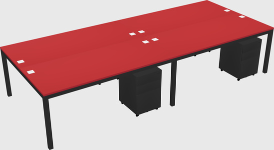 Shared Rectangular Desk