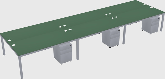 Shared Rectangular Desk