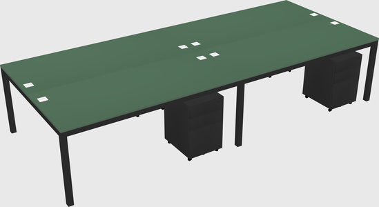 Shared Rectangular Desk