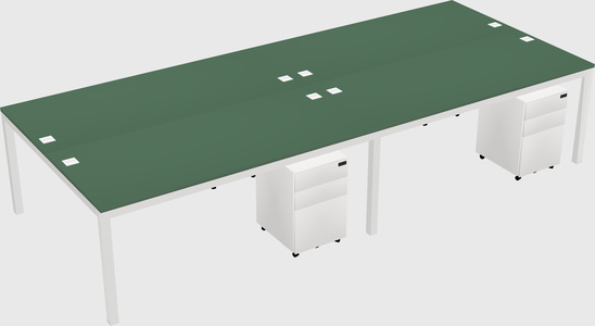 Shared Rectangular Desk