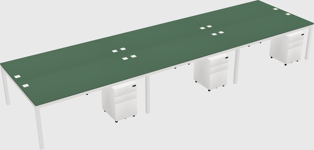 Shared Rectangular Desk