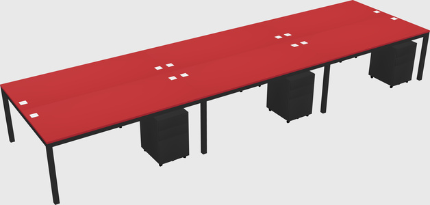 Shared Rectangular Desk