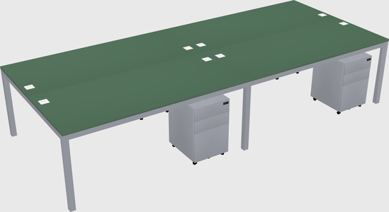 Shared Rectangular Desk