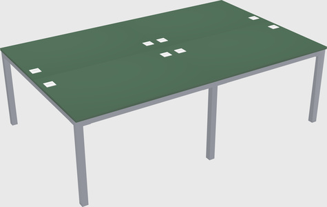 Shared Rectangular Desk