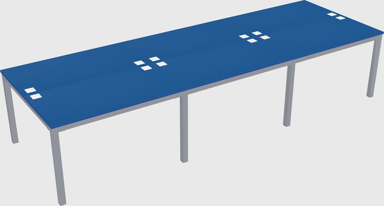 Shared Rectangular Desk