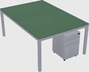 Shared Rectangular Desk