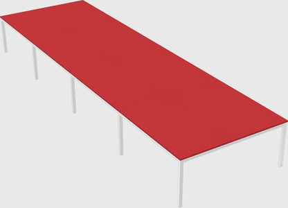 Shared rectangular desk