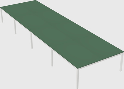 Shared rectangular desk