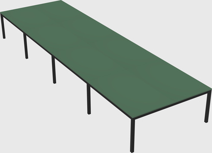 Shared rectangular desk
