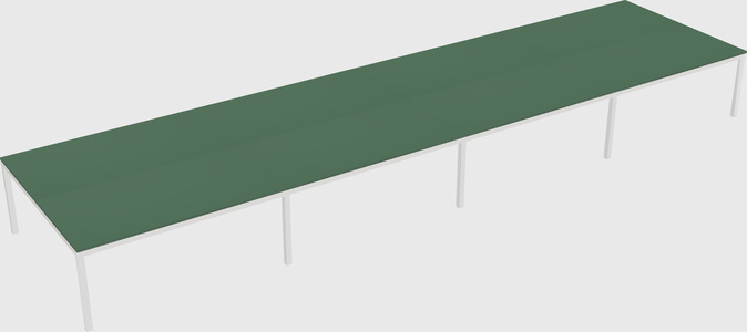 Shared rectangular desk