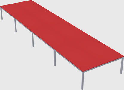 Shared rectangular desk