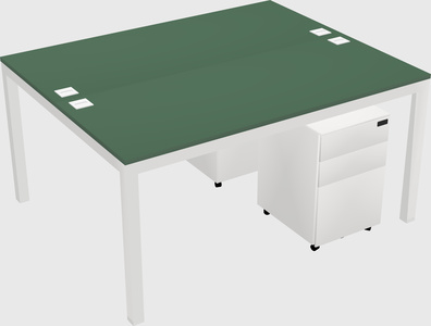 Shared Rectangular Desk