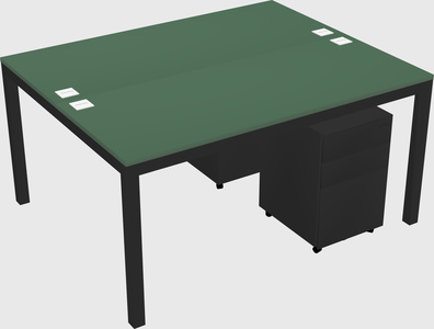 Shared Rectangular Desk