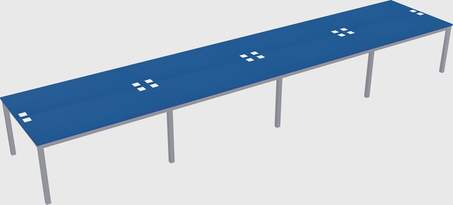 Shared Rectangular Desk