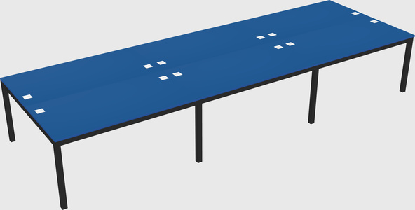 Shared Rectangular Desk