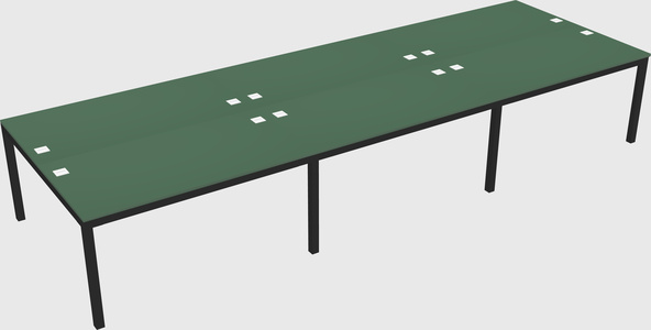 Shared Rectangular Desk