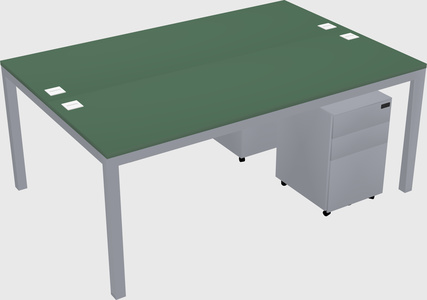 Shared Rectangular Desk
