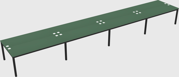 Shared Rectangular Desk