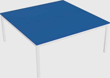 Shared rectangular desk