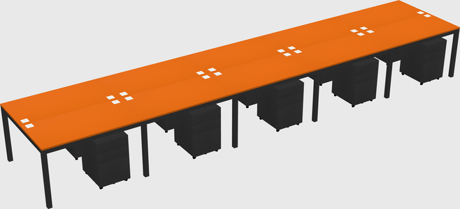 Shared Rectangular Desk