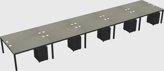 Shared Rectangular Desk