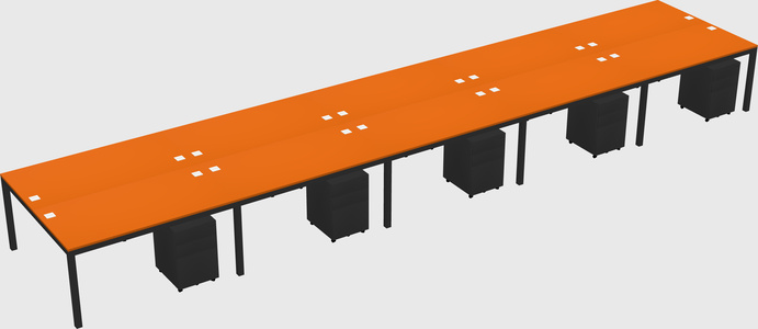 Shared Rectangular Desk