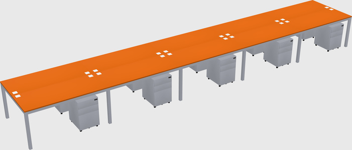 Shared Rectangular Desk