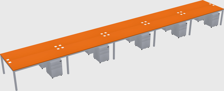 Shared Rectangular Desk